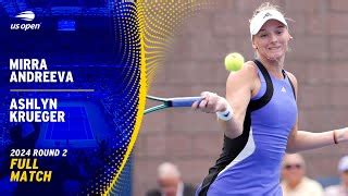 ashlyn krueger|Ashlyn Krueger upsets No. 21 Mirra Andreeva at the 2024 US Open